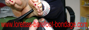 Lorettas Barefoot Bondage